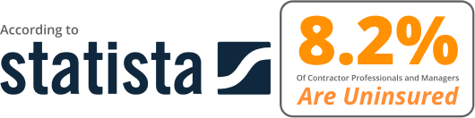 According to statista 8.2 of contractor professionals and managers are uninsured