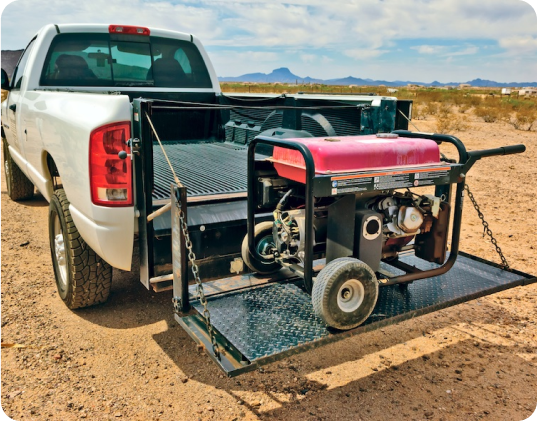 Contractor liability truck loading a power plant